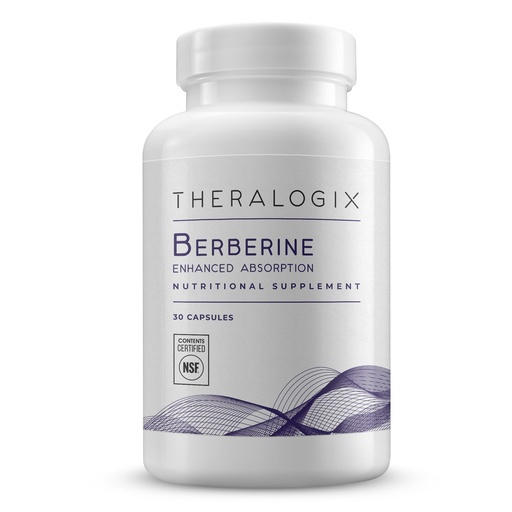 [BRSROBIFAQORUC3D] Theralogix Berberine Enhanced Absorption - 30-Day Supply - Made with Berberine Phytosome to Help Support Healthy Metabolism & Hormone Balance* - NSF Certified - 30 Capsules