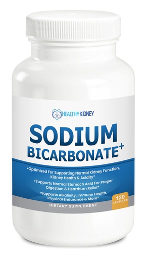 [BRSROA36OEBRYAD3] Organic Sodium Bicarbonate Alkaline 650 mg Capsules - Enhanced Kidney Support, Stomach Acid Neutralizer with Alkalizing Superfoods, Immune & Sports Performance Aid, Fast-Acting Antacid – 120 Caps