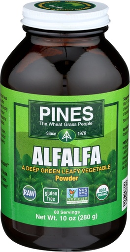 [BRSWIGI3PIOBSCI7] Pines Organic Alfalfa Powder, 10 Ounce