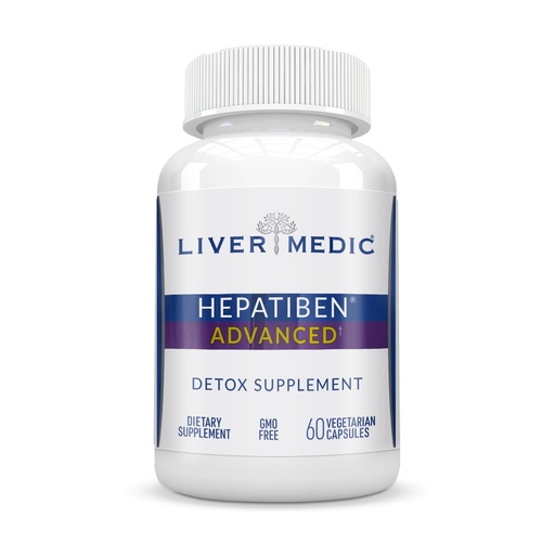 [BRSWIA36OMHQ2H3E] Hepatiben Liver Detox Cleanse, Non-GMO, w/Digestive Repair. Natural Liver Supplement w/Milk Thistle, Silybin, NAC, Choline, Turmeric, Berberine, L-Glutathione 60CT