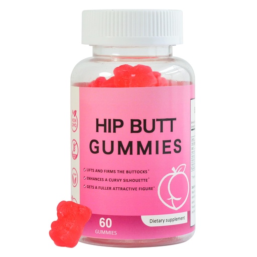 [BRSRAZ35OEIBQF3F] Laicuherb BBL Gummies for Women Curves-Berry Flaovr Booty Gummies with Vitamin A, C, B6, 60 Count Bear Shape Herbal Blend