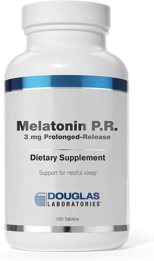 [BRSWIYIZCIOBC3Q5] 道格拉斯实验室 Melatonin 长期释放 -- -- 3毫克 Melatonin -- -- 睡眠支持补充 -- -- 霍尔蒙平衡、放松、抗氧化剂和免疫系统* -- 180片