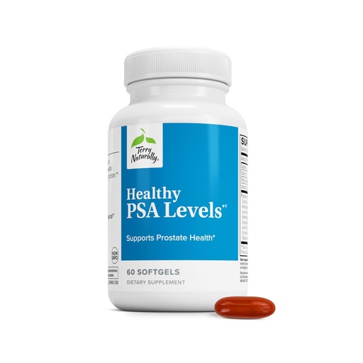 [BRSWKHQYAYDGK3AV] Terry Naturally Healthy PSA Levels - Dietary Supplement for Healthy Prostate & Hormone Balance Support - Herbal Supplement with Curcumin, Turmeric Essential Oil & Grape Seed Extract - 60 Softgels