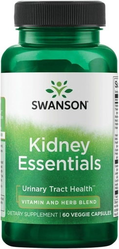 [BRSWGYI6AAIAOEYY] Swanson Kidney Essentials 60 Veg Capsules