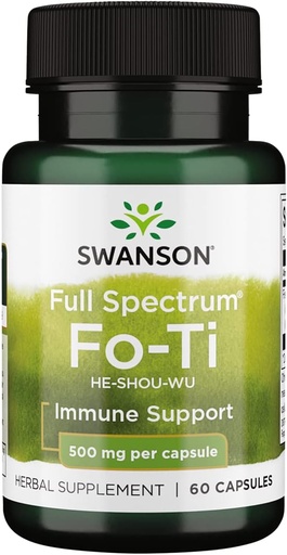 [BRSWGGAODIJRQHQV] Swanson Fo-Ti 500 Milligrams 60 Capsules