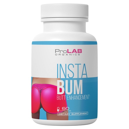 [BRSRA2Y5DECBM23V] ProLab Organics InstaBum Bum Enhancement Pills – Lift, Shape, and Fill Glutes – Fast Growth for Bigger Butt and Hips – No Gummies. Visible Results in 1-2 Weeks