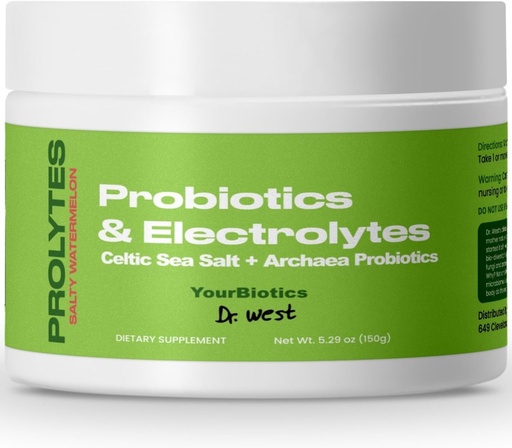 [BRSROCY3A55QKE3O] YOUR BIOTICS Prolytes Electrolyte Powder with Probiotics for Women & Men - Hydration Powder with Probiotic Drink for Gut Health - Keto Electrolytes Powder Sugar Free for Peak Performance - Watermelon