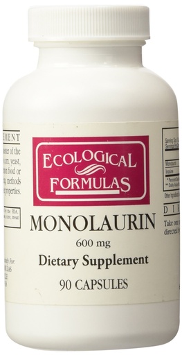 [BRSWIYI5CVYG2E3Y] Ecological Formulas Monolaurin 600mg 90 Capsules