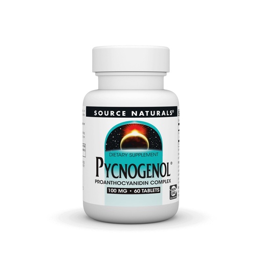 [BRSWIYQOAUAQICDK] Source Naturals Pycnogenol 100 mg Proanthocyanidin Complex - 60 Tablets