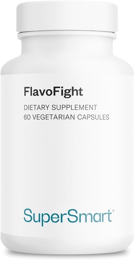 [BRSWGGATAQFAA3IZ] Supersmart - FlavoFight 500mg per Day (Patented & High Strength) - Citrus Sinensis Extract Supplement - Orange Flavonoids | GMO & Gluten Free - 60 Vegetarian Capsules