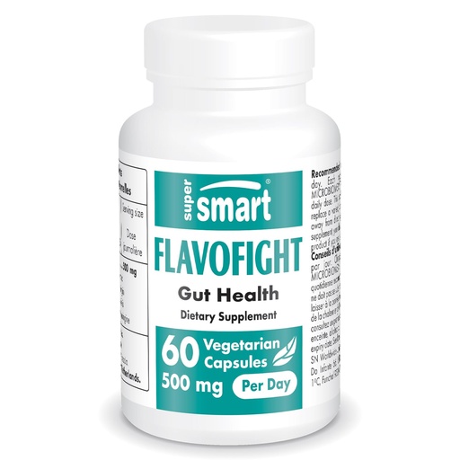 [BRSWGGATAQFAA3IZ] Supersmart - FlavoFight 500mg per Day (Patented & High Strength) - Citrus Sinensis Extract Supplement - Orange Flavonoids | GMO & Gluten Free - 60 Vegetarian Capsules