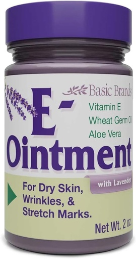 [BRSWYGANOB7RO3A6] Basic Brands Vitamin E Ointment Lavender 2 oz