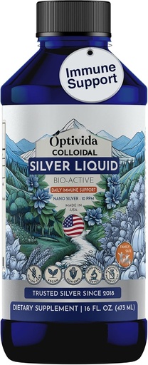 [BRSWGHDYCQJWEHT7] Optivida Health Kolloidinen Silver Liquid (16 Oz) 