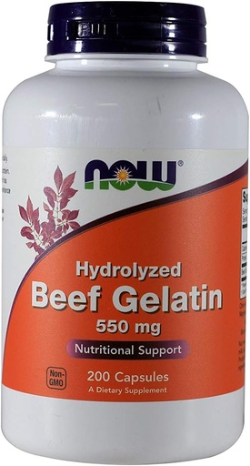 [BRSWIGIZDJYQIALG] Now Foods Beef Gelatin Hydrolyzed Pack of 2
