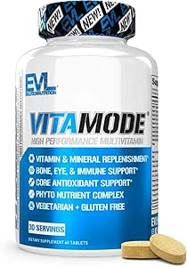 [BRSWKHQRCUCAIFIU] EVL Advanced Daily Multivitamin - Men's Multivitamin with Essential Minerals Phytonutrient Complex and VitaMode Active Mens Vitamins for Energy with Lycopene for Muscle Bone and Immune Support