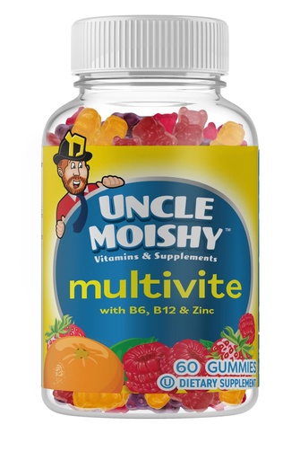 [BRSWIYL6CEPGADY3] AEE SIXNE Uncle Moishy Kosher Childrens Multi-Vitamin Mineral Jellies with Choline 60 Jellies