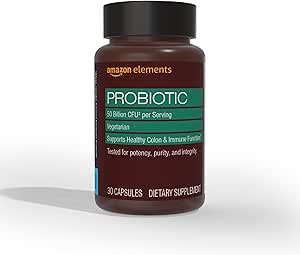 [BRSWGFTYOAPAY3T6]   Elements One Daily Adult Probiotic Blend, Supports Healthy Colon and Immune Function, 50 Billion CFU (2 Strains), 30 Capsules, 1 Month Supply (Packaging May Vary)