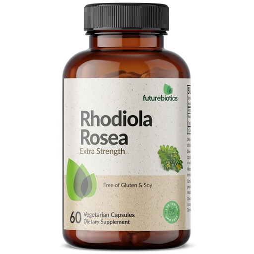 [BRSROBL6OUMBMH3U] Futurebiotics Rhodiola Rosea Powder Adaptogenic Herb Vegetarian Capsules, 60 Count