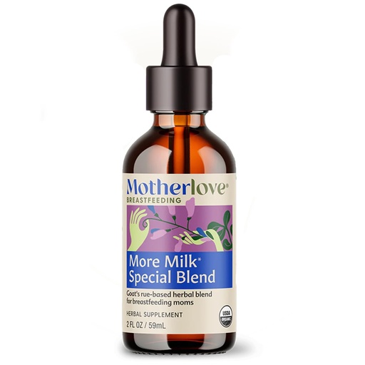 [BRSWIYQDDJ4BAETE] Motherlove More Milk Special Blend (2 Ounce Tincture) Herbal Lactation Supplement w/Goat’s Rue to Build Breast Tissue & Support Breast Milk Supply—USDA Certified Organic, Vegan, Kosher, Soy-Free