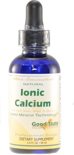[BRSWIFQQCQHRYG3E] Good State Liquid Ionic Calcium Ultra Concentrate - 10 Drops Equals 50 Mg - 100 Servings Per Bottle 1.6fl. oz