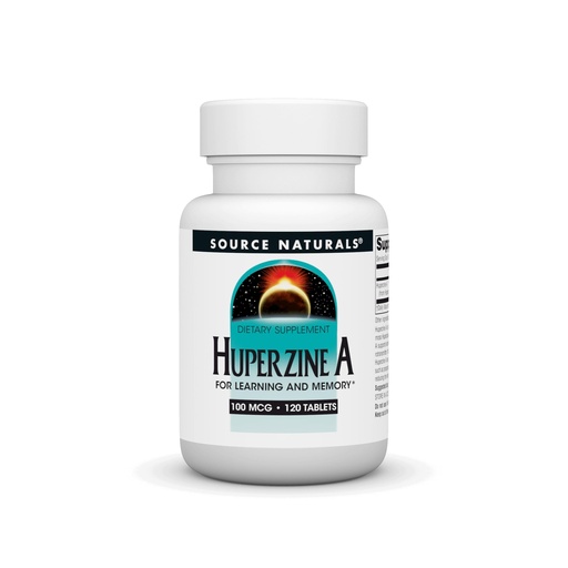[BRSWIZQLA56RSELU] Source Naturals Huperzine A, for Learning and Memory*, 100mcg - 120 Tablets