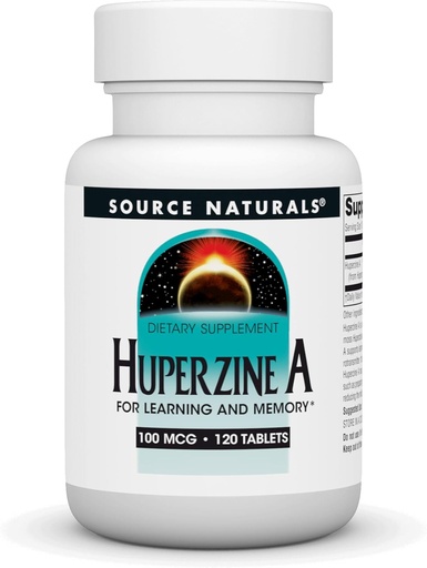 [BRSWIZQLA56RSELU] Source Naturals Huperzine A, for Learning and Memory*, 100mcg - 120 Tablets