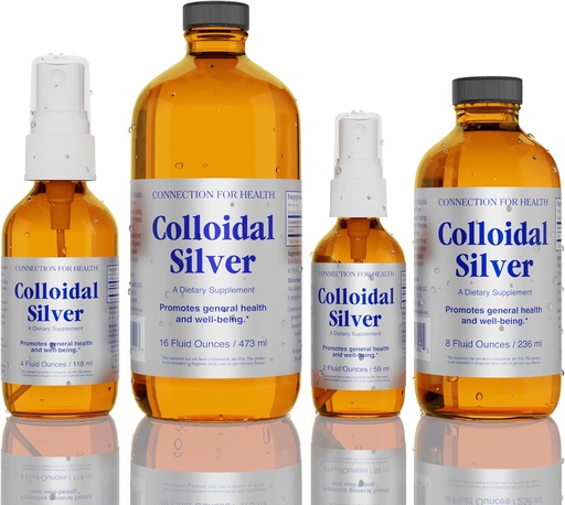 [BRSWIEY4PMPAODA7] Colloidal Silver - 10 PPM - 16 oz / 8 oz / 4 oz / 2 oz - Immune Support