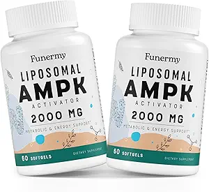 [BRSROEAFBUHWODI2] Liposomal AMPK Activator 2000 mg - High Bioavailability Berberine HCL,DIM,Milk Thistle,and Cinnamon Bark Capsule 6-in-1 AMPK Supplements for Antioxidant Support and Cellular Regulation, 120 Softgels