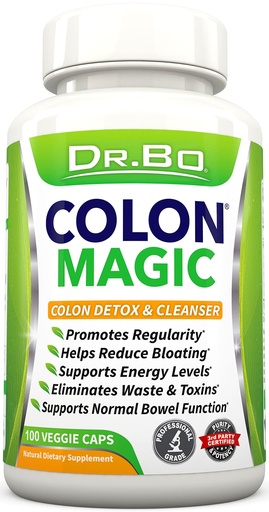 [BRSWGFQZPIBAKHIY] Colon Cleanse Detox Formula - Natural Bowel Cleanser Pills for Intestinal Bloating & Fast Digestive Cleansing - Daily Constipation Relief Supplement Gut, Belly, Stomach - Women Men Herbal Weight Flush