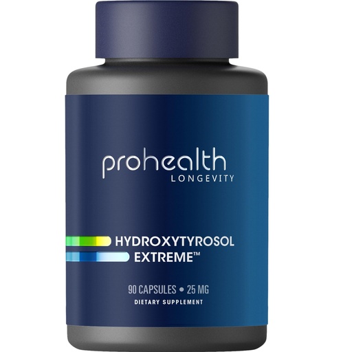 [BRSWI2QKCIHBSD3G] ProHealth Hydroxytyrosol Extreme - Hydroxytyrosol Supplement, Olive Leaf Extract (Olive Leaf Extract Organic) (90 Vegetarian Capsules) Gluten Free, Soy Free.