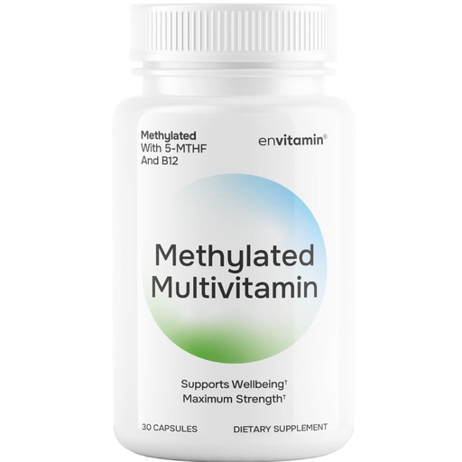 [BRSRAYL2CUNRYHT6] envitamin Methylated Multivitamin Multimineral Complex with L Methylfolate, Methylated B12, 5-MTHF, Inositol, and Lycopene
