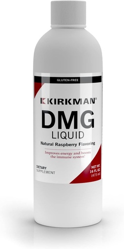 [BRSWIATRAIFB6E3K] Kirkman – DMG (Dimethylglycine) Liquid –– 480 ml–16 oz Liquid –– Free of Common allergens –– Gluten–Casein Free –– Tested for More Than 950 Environmental Contaminants