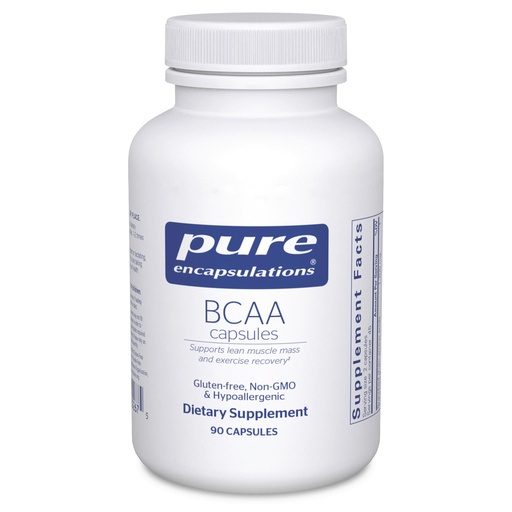 [BRSWIY37A56QOHI5] Pure Encapsulations BCAA Capsules | Hypoallergenic Supplement to Support Muscle Function During Exercise* | 90 Capsules