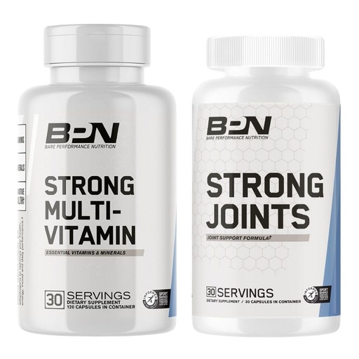 [BRSROCQ2OIPW2H36] BARE PERFORMANCE NUTRITION BPN Strong Multi-Vitamin & Strong Joints Bundle