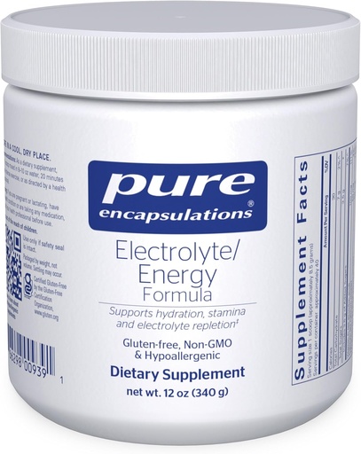 [BRSWIY37A56RGFLU] Pure Encapsulations Electrolyte/Energy Formula -- 340 gramov