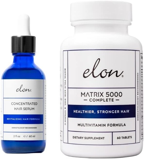 [BRSW2H36B4PAYC32] Elon Matrix 5000 Complete Multivitamin (60 Day Supply) Concentrated Hair Serum