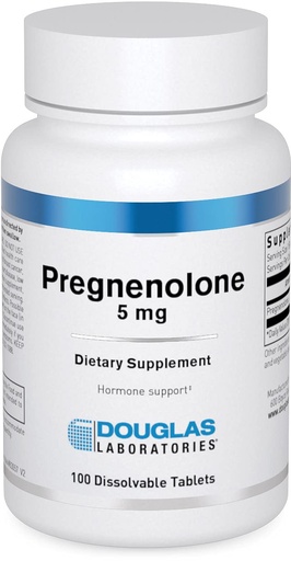 [BRSWIYAOBQAAA2YZ] Douglas Laboratories Pregnenolone 5 mg | Nutritional Supplement | Brain, Ovaries, Liver, Hormone Support* | 100 Tablets