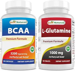 [BRSRMBT3OUPAKYDP] Best Naturals BCAA 3200mg & L-Glutamine 1000mg