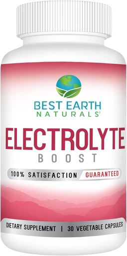 [BRSWGAQHA4GRYDLU] Cel mai bun Earth Naturals Electrolit Supplement - Suport Electrolit Echilibru cu Vitamina D, Calciu, Magneziu, Sodiu, Potasiu, Bor şi Mai - 30 ct. Capsule