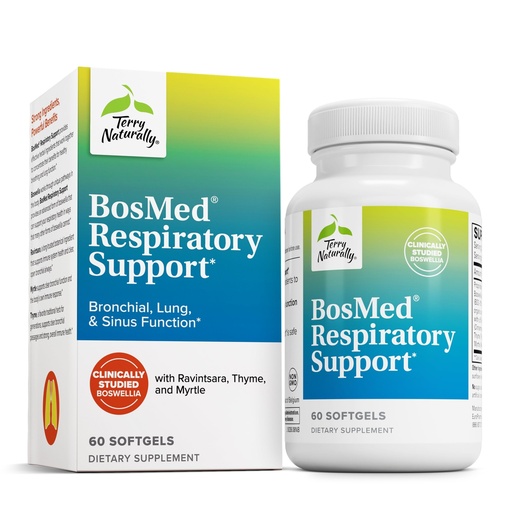 [BRSWKHQYAYDRGH3U] Terry Naturally BosMed Respiratory Support - 60 Softgels