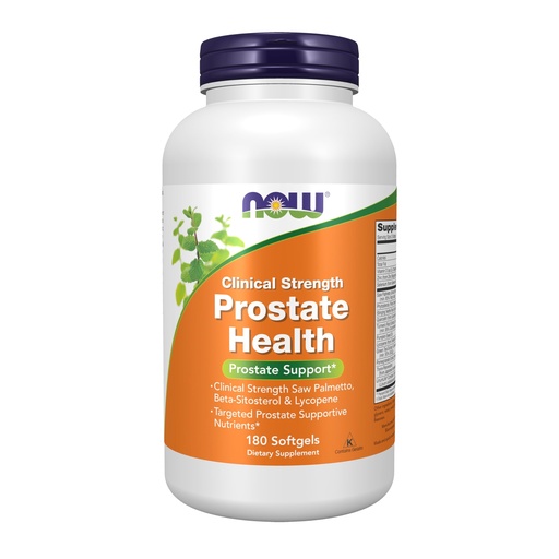 [BRSWIYIZOQIAGHLK] NOW Foods Supplements, Prostate Health, Clinical Strength Saw Palmetto, Beta-Sitosterol & Lycopene, 180 Softgels