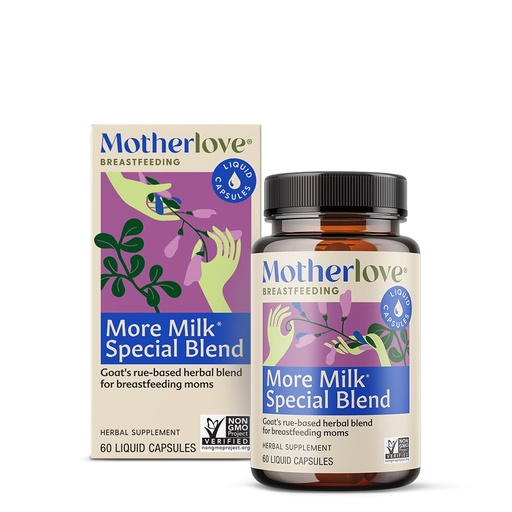 [BRSWIYDQCANGY3DM] Motherlove More Milk Special Blend (60 Liquid caps) Herbal Lactation Supplement w/Goat’s Rue to Build Breast Tissue & Support Breast Milk Supply—Non-GMO, Organic Herbs, Vegan, Kosher, Soy-Free