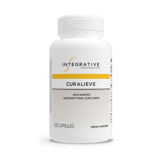 [BRSROAD7C4DQYYAY] Integrative Therapeutics Curalieve - Curcumin Formula for Antioxidant Support* - High Absorption Curcumin - Vegan, Gluten-Free & Dairy-Free - 120 Capsules (60 Servings)