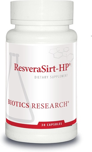 [BRSWGFD2PIGQGAI7] Biotics Research ResveraSirt HP Formulated by Dr. Mark Houston, Trans Resveratrol, Quercetin, Increase Sirtuin Activity, Cardiovascular Support, Heart Power, Vascular Support, 30 Capsules