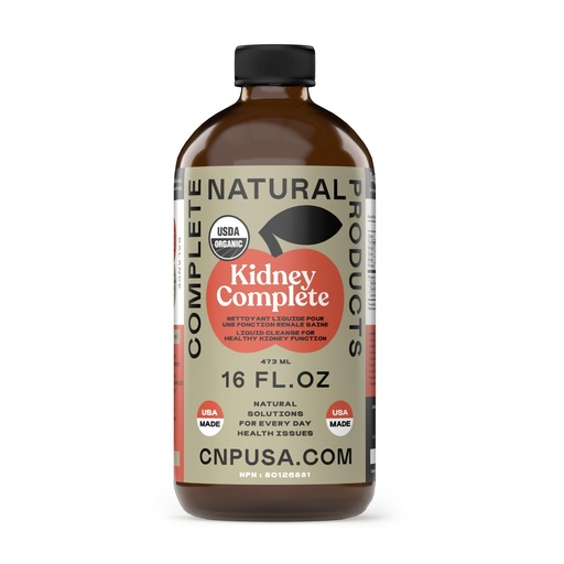 [BRSROCD3AQMRY2DA] Complete Natural Products Kidney Complete - 16oz Glass Bottle, Kidney Cleanse