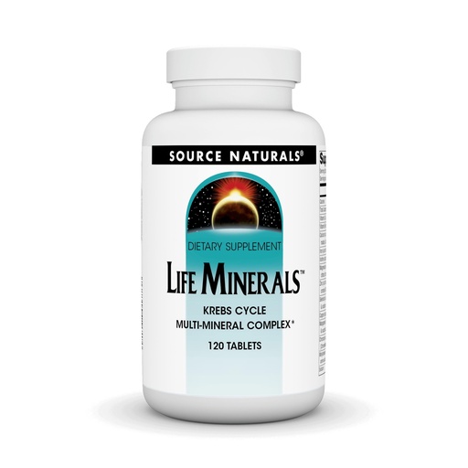 [BRSWIYTYOUEBUF3A] Source Naturals Life Minerals, Krebs Cycle Multi-Mineral Complex* - 120 Tablets