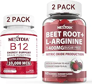 [BRSRA2YDAEIGO3Y4] Vitamin B12 Sublingual 10000 mcg+ Beet Root Gummies