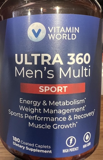 [BRSW2BD5CIJREAYV] Vitamin World Ultra 360 Men's Multi Sport (180)