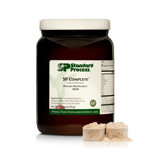 [BRSWIYYMOADGKFT6] Standard Process SP Complete - Powder Supplement to Aid Muscle Growth & Repair - Immune Health Support with Brussels Sprouts & Calcium - Whole Food-Based Protein Powder Formula - 28 oz, 30 Servings