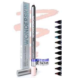 [BRSRMAI3OEIQ23TD] Wonderskin Eyeliner Pencil, 1440 Longwear Pink Eyeliner Pencil - Waterproof, Sharpenable & Smudge Proof